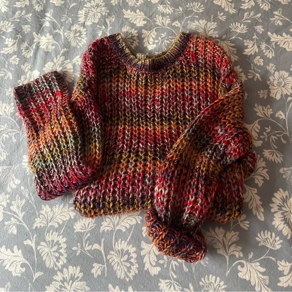 rainbow knit sweater - Picture 2 of 5